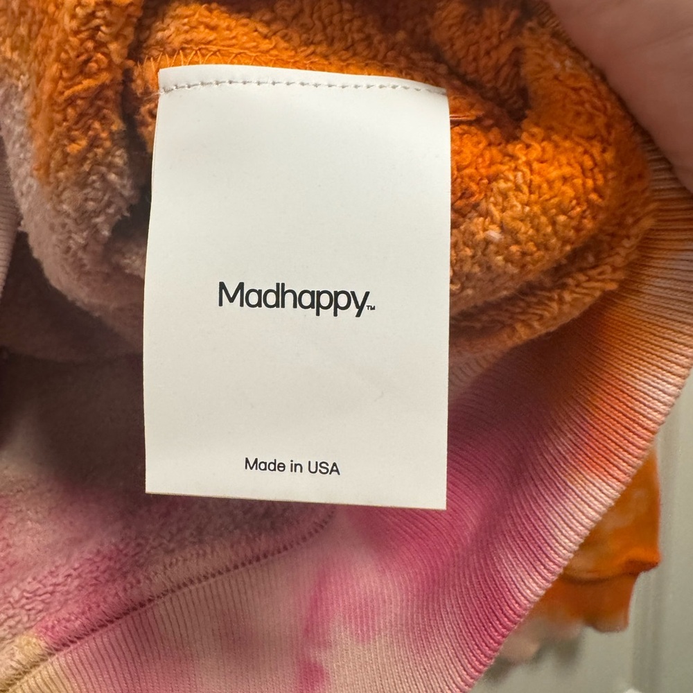 Madhappy NYC New York Exclusive Tie Dye Sweatshirt Multi Color NWT Sz L - Picture 7 of 7